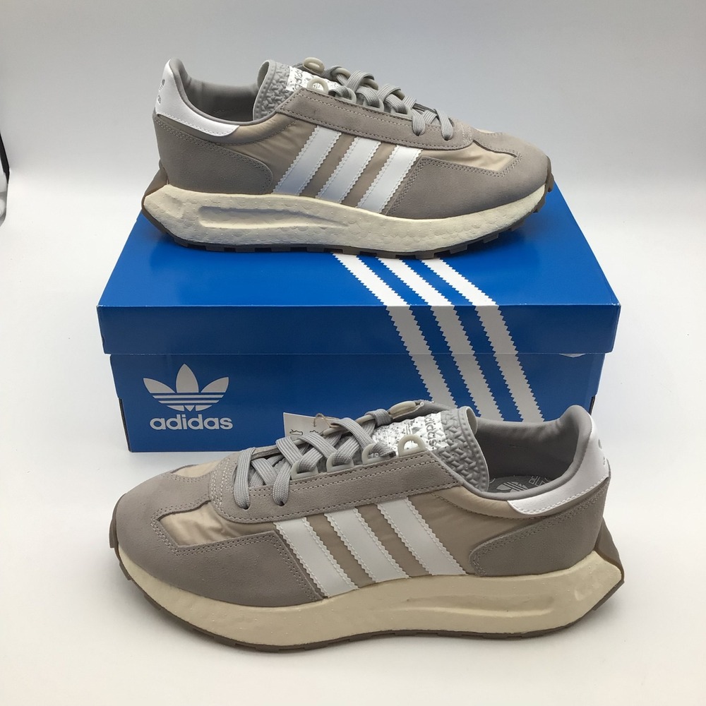 Adidas Retropy E5 Mens Grey White Training‎ Running Shoes Size 8.5 Q47101 New